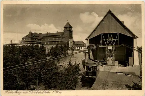 Oberwiesenthal, Fichtelberg mit Drahtseilbahn -386372