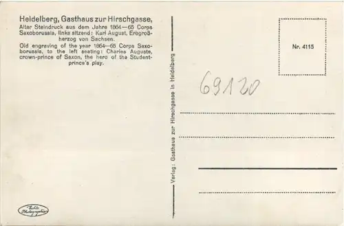 Heidelberg, Gasthaus zur Hirschgasse -387872