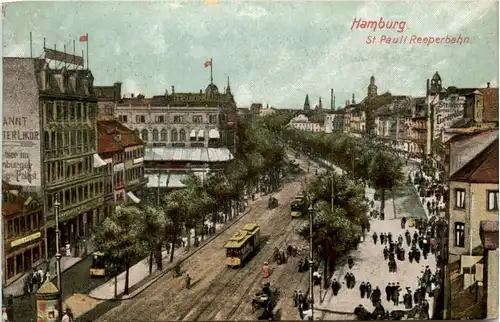 Hamburg, St. Pauli, Reeperbahn -388448