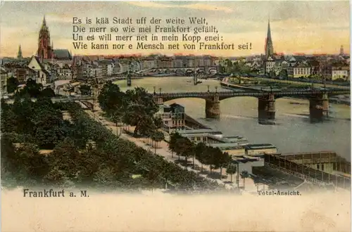 Frankfurt, Total-Ansicht -387884