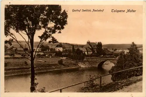Talsperre Malter, Paulsdorf Haus Seeblick -389428