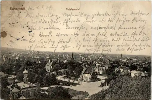 Darmstadt, Totalansicht -387956