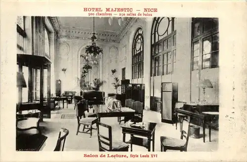 Nice, Hotel Majestic - Salon de Lecture -367586