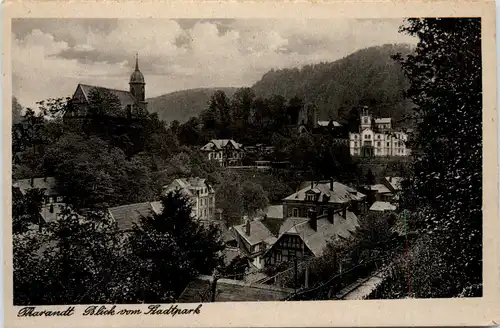 Tharandt, Blick zum Stadtpark -389484