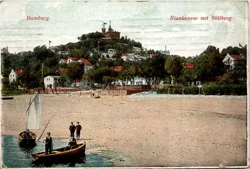 Hamburg, Blankenese mit Süllberg -388452