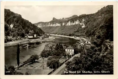 Das Elbtal bei Schmilka, Sächs. Schweiz -388942