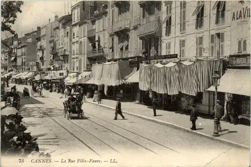 Cannes, La Rue Felix-Faure -367766