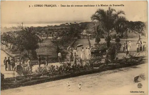 Congo - Deux des six avenues Brazzaville -99334