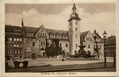 Freiberg, Obermarkt, Rathaus -386892