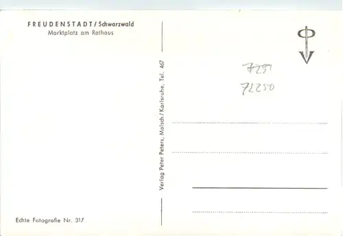 Freudenstadt, Marktplatz am Rathaus -389822