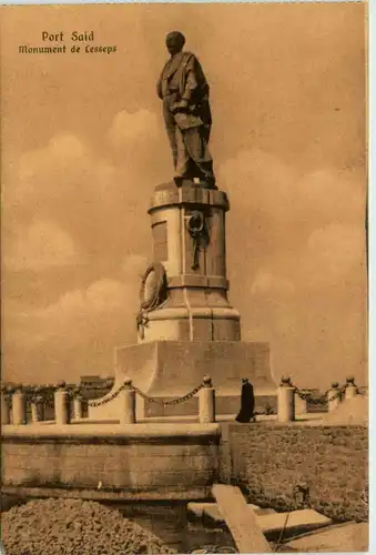 Port Said - Monument de Lesseps -448820