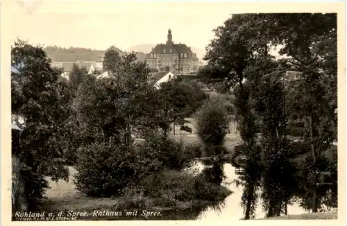 Sohland a.d. Spree, Rathaus mit Spree -387196