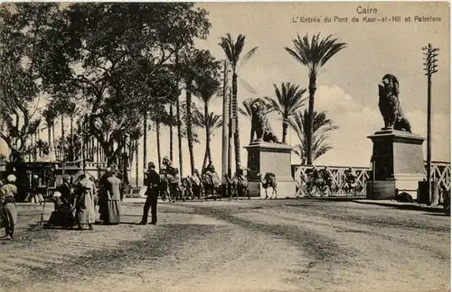 Cairo - Entree du Pont de Kasr-el-Nil -448980