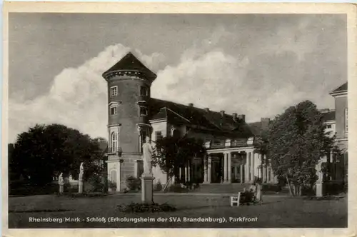 Rheinsberg Mark, Schloss - Parkfront -388788