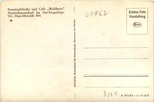 Niederfrauendorf im Erzgeb., Cafe Waldhaus -389362
