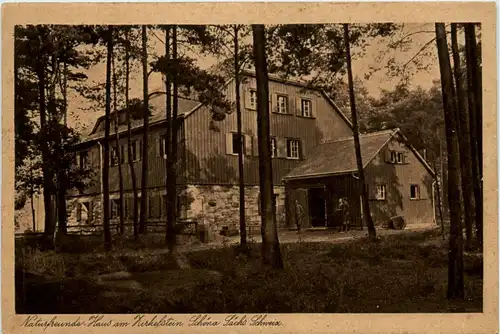 Schöna, Sächs. Schweiz, Naturfreundehaus am Zirkelstein -388912