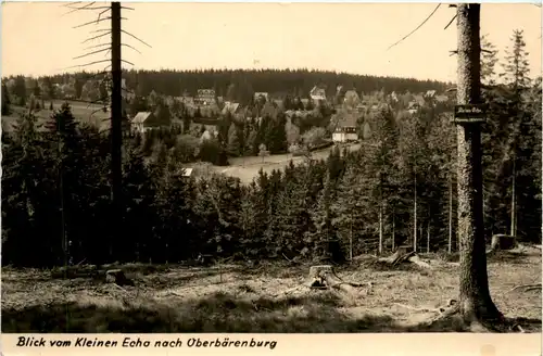 Blick vom Kleinen Echo nach Oberbärenburg -387624