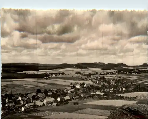 Schöna mit Reinhardtsdorf, Blick von der Kaiserkrone -388926