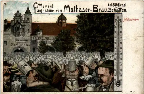 München - Momentaufnahme vom Mathäser-Bräu -454936