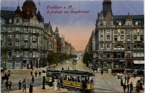 Frankfurt, Kaiserstrasse vom Hauptbahnhof -389978