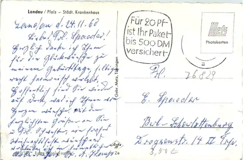 Landau Pfalz, Städt. Krankenhaus -389772