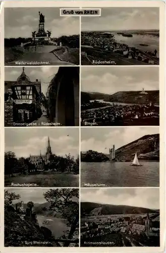 Gruss vom Rhein, div.Bilder Rüdesheim -387940