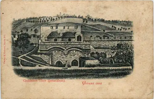 Jerusalem - Goldenes Thor -449800