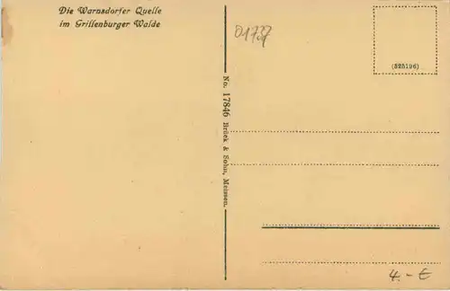 Die Warnsdorfer Quelle im Grillenburger Walde -389502