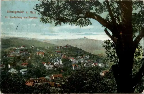 Wernigerode, Der Lindenberg und Brocken -372162