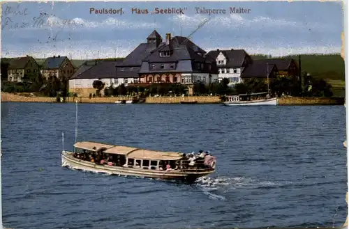 Talsperre Malter, Paulsdorf Haus Seeblick -389420