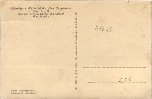 Altenberg, Berghof Raupennest, -389740