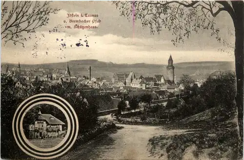 Idstein, v. Bermbacher pfad m. Schützenhaus -389936