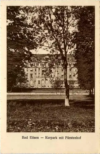 Bad Eilsen, Kurpark mit Fürstenhof -390378