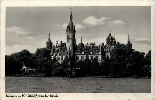 Schwerin, Schloss von der Seeseite -388566