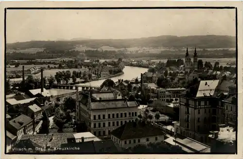 Villach m. Drau u. Kreuzkirche -372862