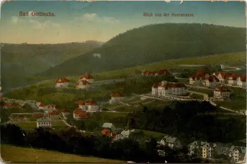 Bad Gottleuba, Blick von der Heerstrasse -388886