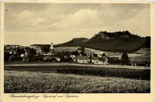 Papsdorf mit Papstein -388934