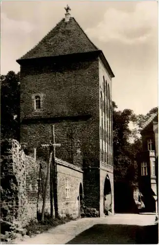Wittstock Dosse, Gröpertor mit Mauer -390954