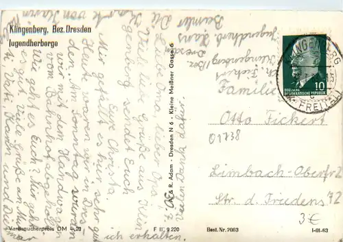 Klingenberg, Jugendherberge -391356