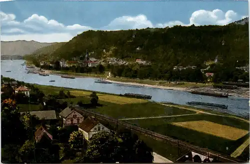 Sächs. Schweiz, Krippen mit Schandau -389016