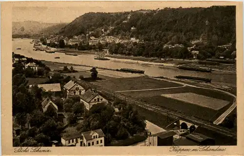 Sächs. Schweiz, Krippen bei Schandau, -389030