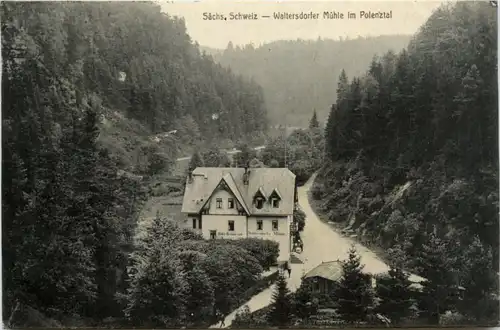 Waltersdorfer Mühle im Polenztal, Sächs. Schweiz, -391152