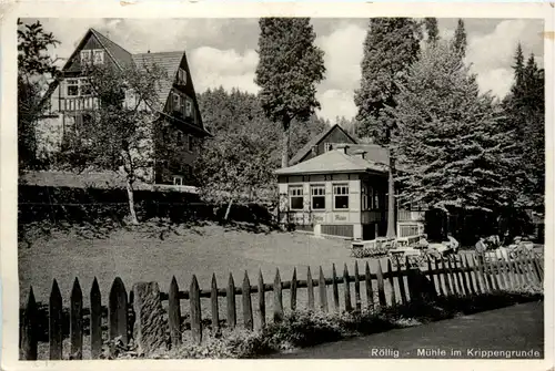 Röllig, Mühle im Krippengrunde -391556