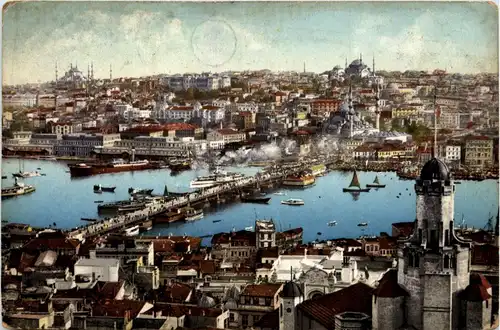 Constantinople - Le Pont de Galata -451220