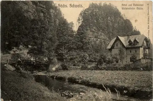Waltersdorfer Mühle im Polenztal, Sächs. Schweiz, -391156