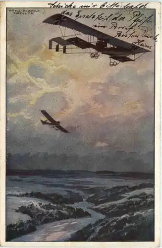 Militärdoppeldecker - Feldpost Bremen -478106