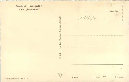 Seebad Heringsdorf, Heim Solidarität -390858