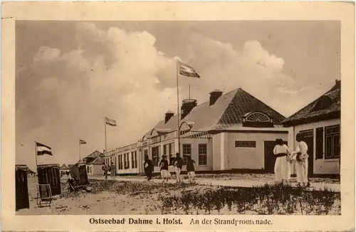 Ostseebad Dahme i.Holst., An der Strandpromenade -373842