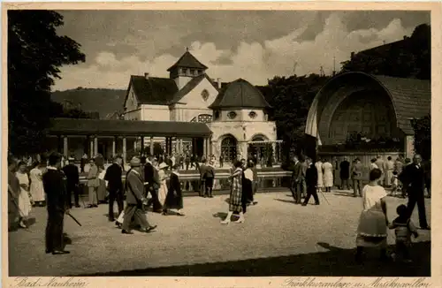 Bad Nauheim, Trinkkuranlage mit Musikpavillon -389890