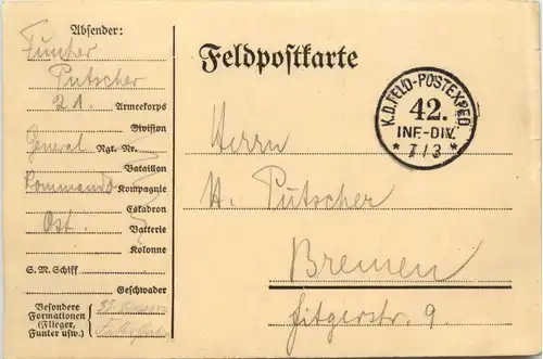 Feldpost 42. Infanterie Division -477848